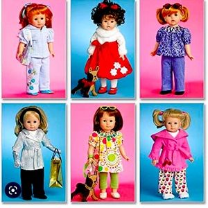 Brand: McCall's
McCalls Crafts Sewing Pattern 5775 Doll Clothes & Toy Dog NEW